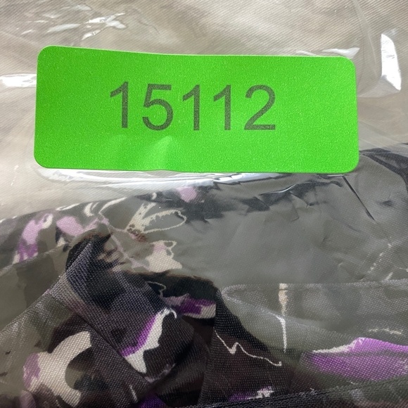 Cleo Women's Black Skirt‎ Purple Floral Print Whimsigoth Size 8 Fairies Mystical - Picture 11 of 11